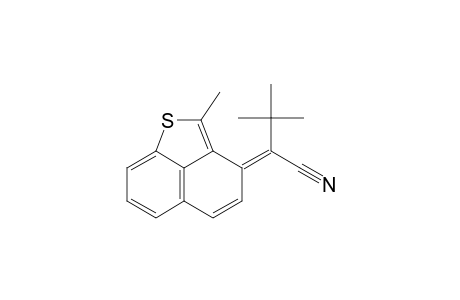 Butanenitrile, 3,3-dimethyl-2-(2-methyl-3H-naphtho[1,8-bc]thien-3-ylidene)-, (Z)-