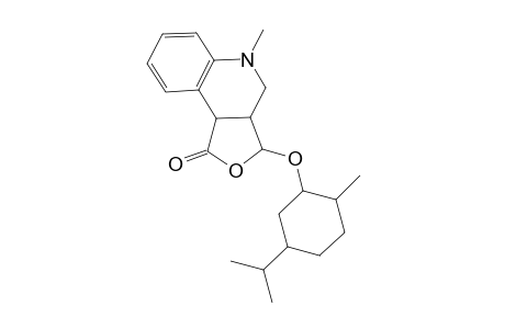 3-Menthyloxy-5-methyl-2(5H)furano[3,4-c]tetrahydroquinoline