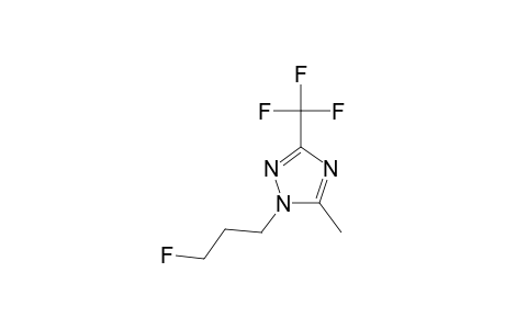 1-(3-Fluoropropyl)-3-trifluoromethyl-5-methyl-1,2,4-triazole