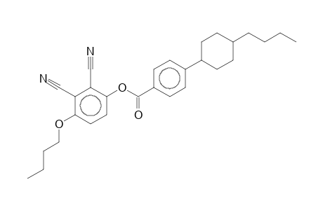 4-Butoxy-2,3-dicyanophenyl 4-(4-butylcyclohexyl)benzoate