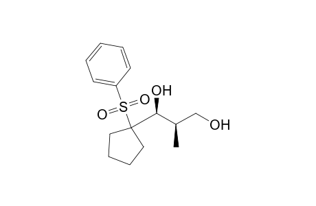 (1S,2R)-1-(1-Benzenesulfonyl-cyclopentyl)-2-methyl-propane-1,3-diol