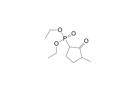 2-Methyl-5-(diethoxyphosphinyl)cyclopentanone