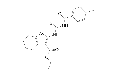ethyl 2-({[(4-methylbenzoyl)amino]carbothioyl}amino)-4,5,6,7-tetrahydro-1-benzothiophene-3-carboxylate
