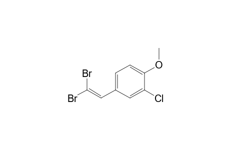 2-Chloro-4-(2,2-dibromovinyl)-1-methoxybenzene