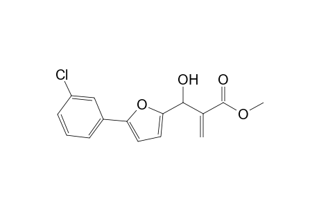 2-[[5-(3-chlorophenyl)-2-furanyl]-hydroxymethyl]-2-propenoic acid methyl ester