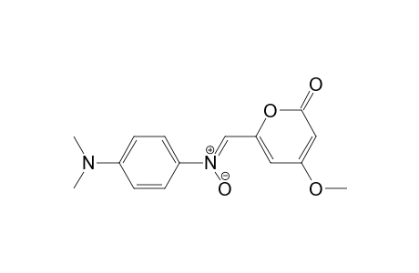 2H-Pyran-2-one, 6-[[[4-(dimethylamino)phenyl]imino]methyl]-4-methoxy-, N-oxide