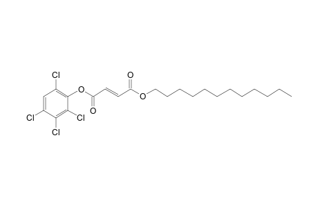 Fumaric acid, dodecyl 2,3,4,6-tetrachlorophenyl ester