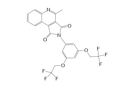 2-[3,5-bis(2,2,2-trifluoroethoxy)phenyl]-4-methyl-1H-pyrrolo[3,4-c]quinoline-1,3(2H)-dione