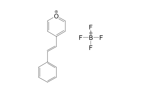 4-(2'E-PHENYL-ETHENYL)-PYRYLIUM-TETRAFLUORO-BORATE