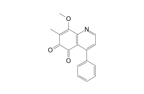 8-Methoxy-7-methyl-4-phenylquinoline-5,6-dione