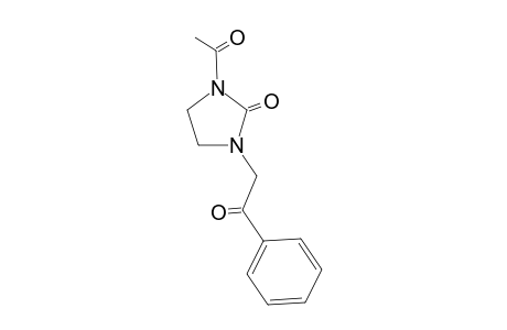 N-Acetyl-N'-(2-oxo-2-phenylethyl)imidazolidin-2-one