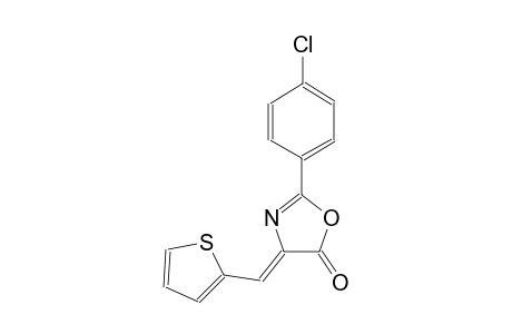 (4Z)-2-(4-chlorophenyl)-4-(2-thienylmethylene)-1,3-oxazol-5(4H)-one