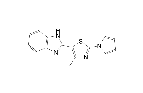 1H-benzimidazole, 2-[4-methyl-2-(1H-pyrrol-1-yl)-5-thiazolyl]-