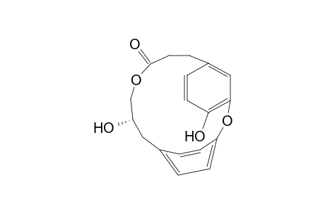 2,11-Dioxatricyclo[13.2.2.13,7]eicosa-3,5,7(20),15,17,18-hexaen-10-one, 4,13-dihydroxy-, (S)-