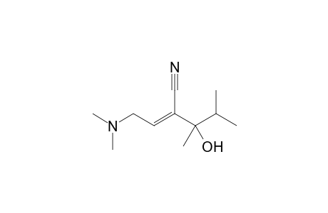 6-(N,N-Dimethylamino)-4-cyano-1,3-dimethyl-4-hexen-3-ol