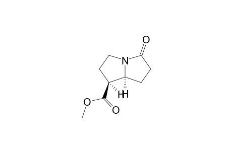 (1S,7aS)-5-Oxo-hexahydro-pyrrolizine-1-carboxylic acid methyl ester