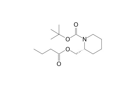 (R)-(+)-N-(tert-Butyloxycarbonyl)-2-(butyryloxymethyl)piperidine