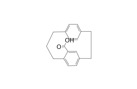 Tricyclo[9.2.2.2*4,7*]heptadeca-1(14),4(17),5,7(16),11(15),12-hexaene-6-carboxylic acid