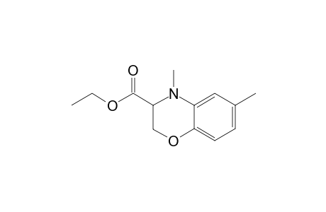 ETHYL-3,4-DIHYDRO-4,6-DIMETHYL-2H-1,4-BENZOXAZINE-3-CARBOXYLATE