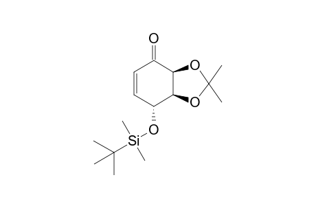 4-[(t-Butyldimethylsilyl)oxy]-5,6-[O,O-isopropylidene]-cyclohex-2-en-1-one
