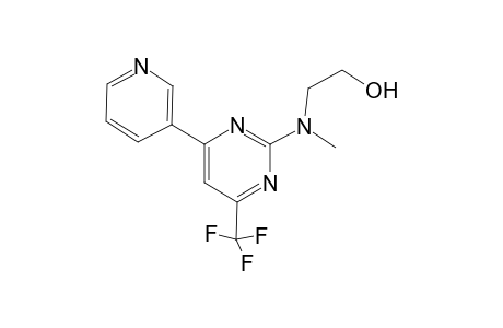 2-[(2'-Hydroxyethyl)methylamino]-4-(trifluoromethyl)-6-(3''-pyridyl)pyrimidine