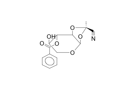 3-O-BENZOYL-1,2-O-(1-EXO-CYANOETHYLIDENE)-ALPHA-D-XYLOPYRANOSE