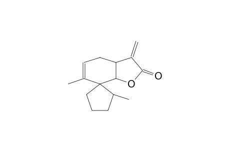 SPIRO[BENZOFURAN-7(4H),1'-CYCLOPENTAN]-2(3H)-ONE, 3a,7a-DIHYDRO-2',6-DIMETHYL-3-METHYLENE-