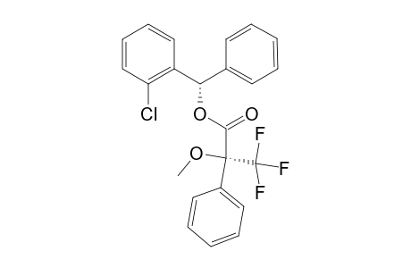 (S)-(2-CHLOROPHENYL)-PHENYLMETHYL-(S)-3,3,3-TRIFLUORO-2-METHOXY-2-PHENYLPROPANOATE