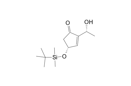 4-[(t-Butyldimethylsilyl)oxy]-2-(.alpha.-hydroxyethyl)-2-cyclopenten-1-one