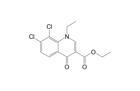 7,8-DICHLORO-1,4-DIHYDRO-1-ETHYL-4-OXOQUINOLINE-3-CARBOXYLIC-ACID-ETHYLESTER