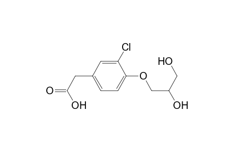 2-(3-Chloro-4-glyceryloxy-phenyl)acetic acid