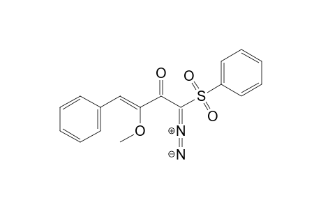 (1-Diazo-3-methoxy-2-oxo-4-phenyl-3-butenyl) phenyl sulfone
