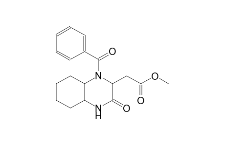 methyl (1-benzoyl-3-oxodecahydro-2-quinoxalinyl)acetate