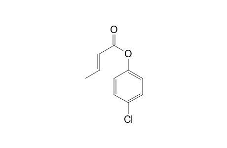 (4-chlorophenyl) (E)-but-2-enoate