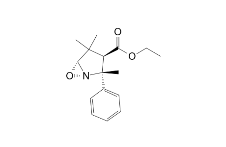 cis-3-Ethoxycarbonyl-2-phenyl-2,4,4-trimethyl-6-oxa-1-azabicyclo[3.1.0]hexane