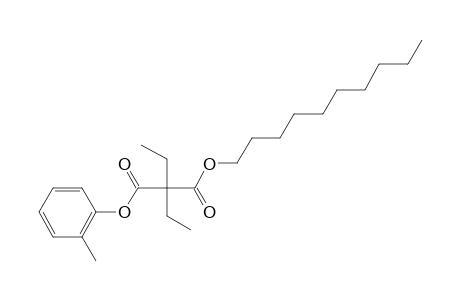 Diethylmalonic acid, decyl 2-methylphenyl ester