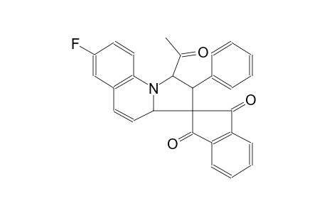 (1'R,2'R)-1'-acetyl-7'-fluoro-2'-phenyl-2',3a'-dihydro-1'H-spiro[indene-2,3'-pyrrolo[1,2-a]quinoline]-1,3-dione