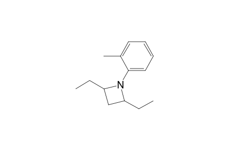 2,4-Diethyl-N-(o-tolyl)azetidine