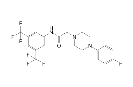 N-[3,5-bis(trifluoromethyl)phenyl]-2-[4-(4-fluorophenyl)-1-piperazinyl]acetamide
