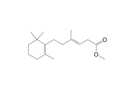 (E)-methyl 4-methyl-6-(2,6,6-trimethylcyclohex-1-enyl)hex-3-enoate