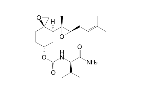 [(3R,4S,6R)-4-[(2R,3R)-2-methyl-3-(3-methylbut-2-enyl)oxiran-2-yl]-1-oxaspiro[2.5]octan-6-yl] N-[(1R)-1-carbamoyl-2-methyl-propyl]carbamate