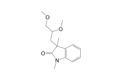 3-(2,3-dimethoxypropyl)-1,3-dimethylindolin-2-one