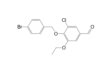 4-[(4-bromobenzyl)oxy]-3-chloro-5-ethoxybenzaldehyde