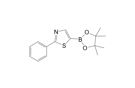 2-Phenyl-5-(4,4,5,5-tetramethyl[1,3,2]dioxaborolan-2-yl)thiazole