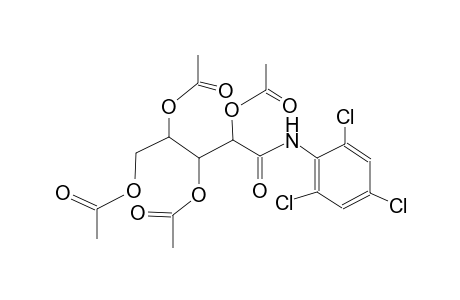 5-oxo-5-((2,4,6-trichlorophenyl)amino)pentane-1,2,3,4-tetrayl tetraacetate