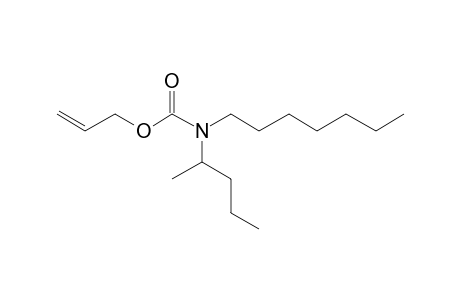 Carbonic acid, monoamide, N-(2-pentyl)-N-heptyl-, allyl ester