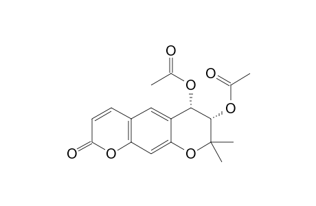 (+/-)-CIS-3',4'-DIACETOXY-3',4'-DIHYDRO-XANTHYLETIN