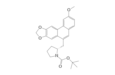 (R)-N-(tert-Butoxycarbonyl)-2-[(2,3-methylenedioxy-6-methoxyphenanthren-10-yl)methyl]pyrrolidine