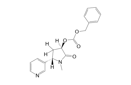 3-[(Benzyloxycarbonyl)oxy]-5-(3'-pyridyl)-N-methylpyrrolidin-2-one