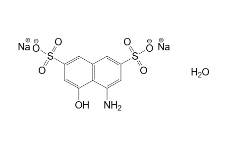 4-amino-5-hydroxy-2,7-naphthalenedisulfonic acid, disodium salt, hydrate